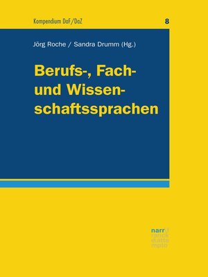 cover image of Berufs-, Fach- und Wissenschaftssprachen